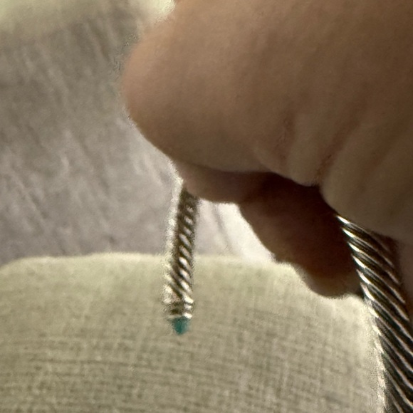 David Yurman turquoise with diamonds New
5mm cuff sz Large - Picture 3 of 3